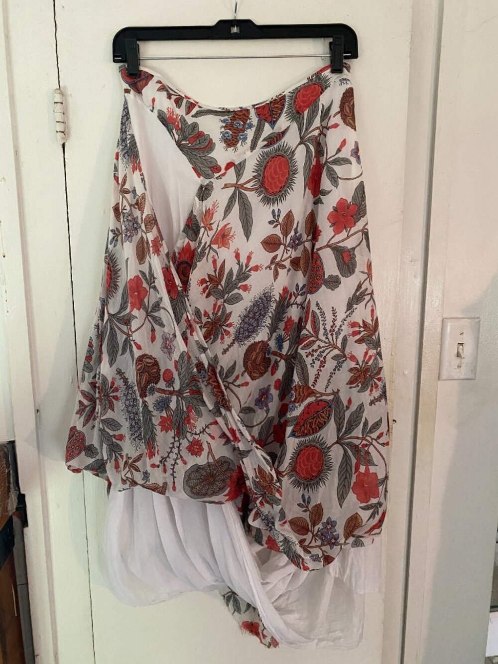 Vivienne Westwood Anglomania Blouse & Skirt Set in Botanical Poppy Print - Picture 10 of 13